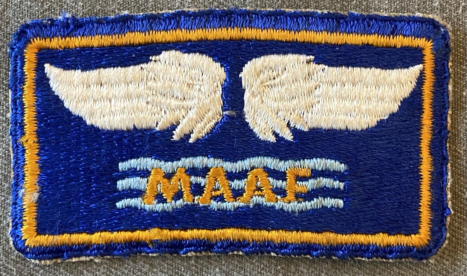 Original WWII US Army Mediterranean Allied Air Forces Patch USAAF MAAF SSI