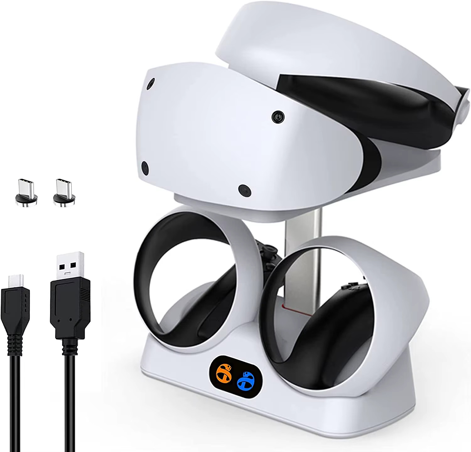 Controller Charging Station With Indicator Lights for PS5 VR2