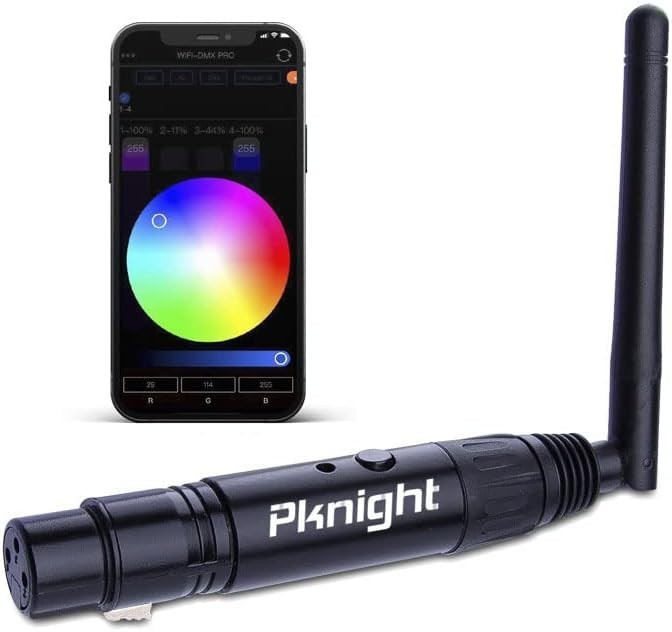 2.4G Wireless DMX Controller - Compact Wi-Fi Transceiver, Supports Artnet & sACN