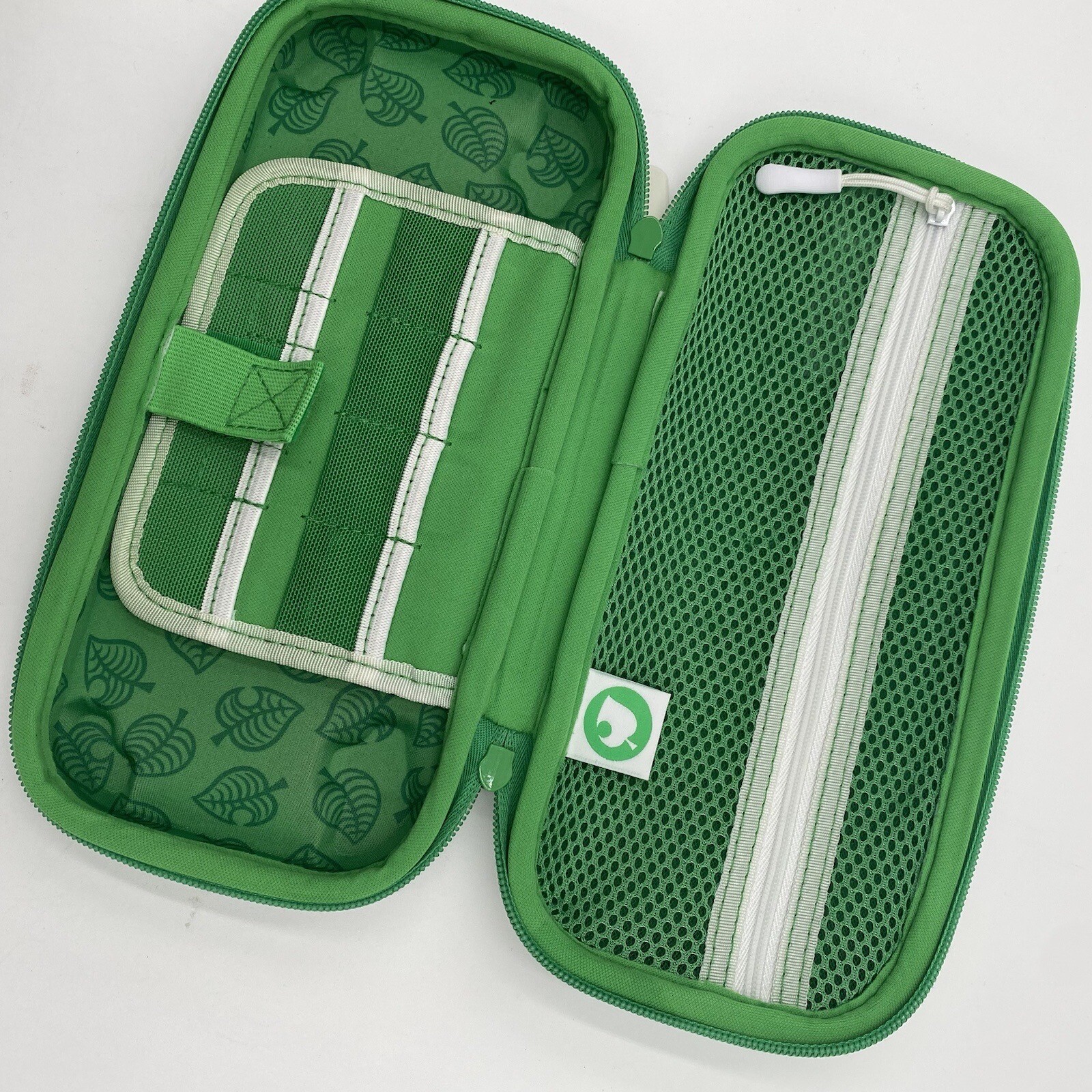 Nintendo Switch PowerA Case Protective Holds Games & Console VGC Green White