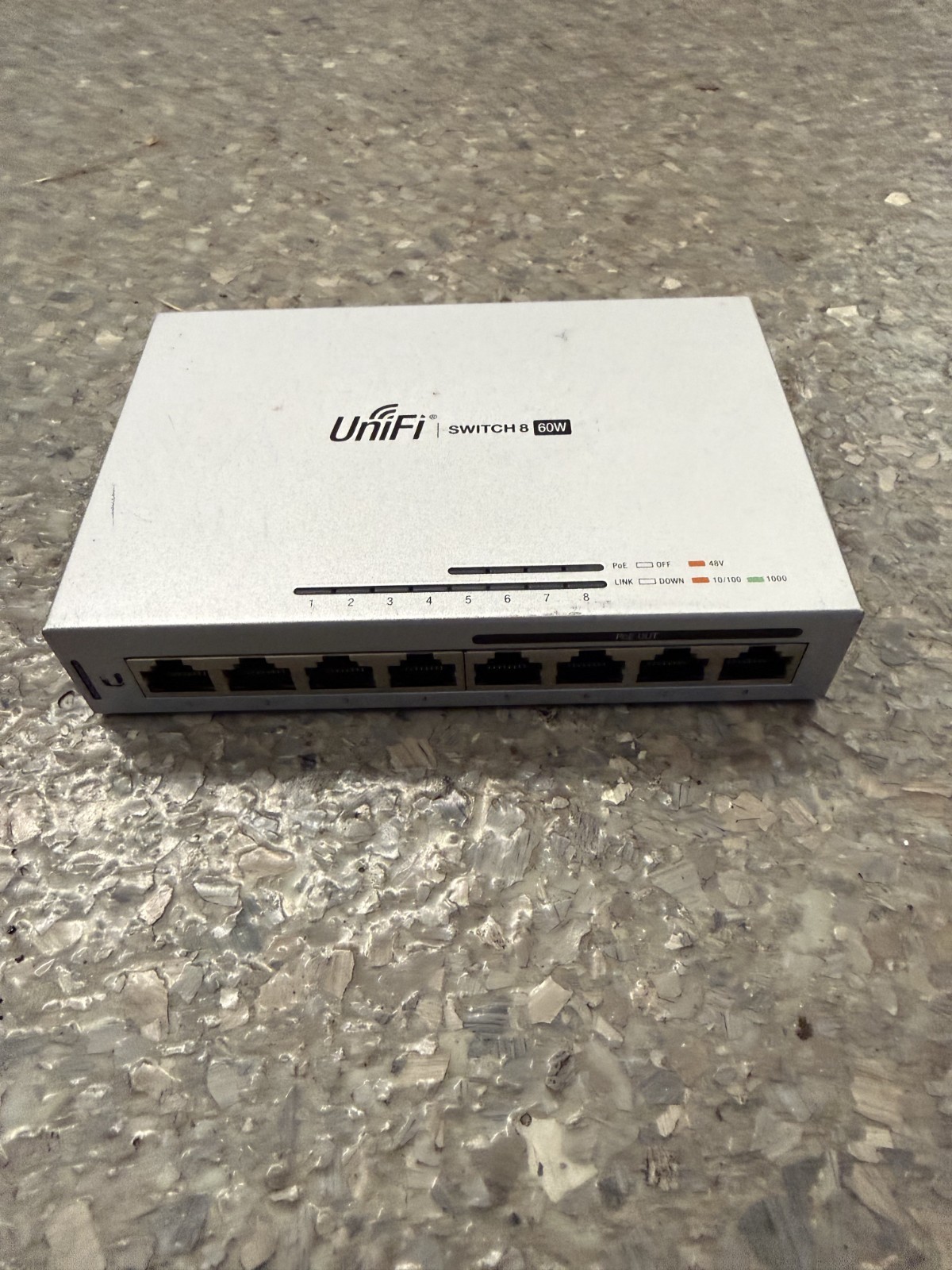Ubiquiti Networks UniFi 8 Port Ethernet Switch - US-8-60W