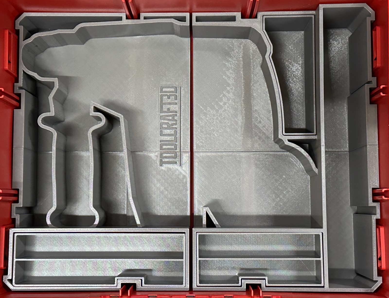 TOOLCRAFT3D Insert for Milwaukee Packout and M18 Hammer Drill (Insert Only)