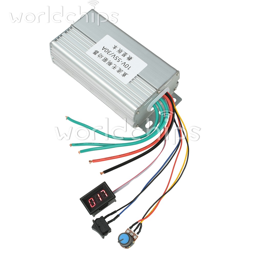 10-55V 30A 3-Phase DC Brushless Controller Electronic Speed Control Motor Drive