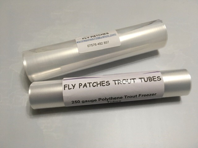 Trout Tubes-to freeze your catch. Cut to length. 20m total - pack of four rolls