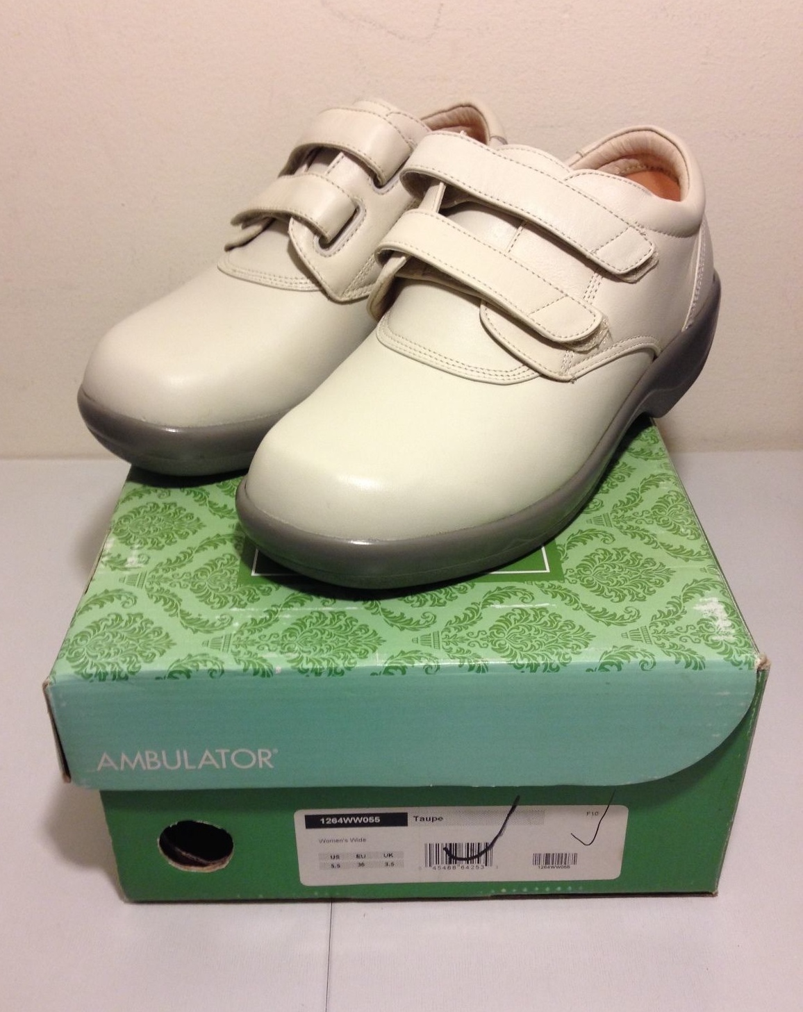 Apex Ambulator Orthopedic Women's Taupe 5.5 Wide Shoes 1264 - New