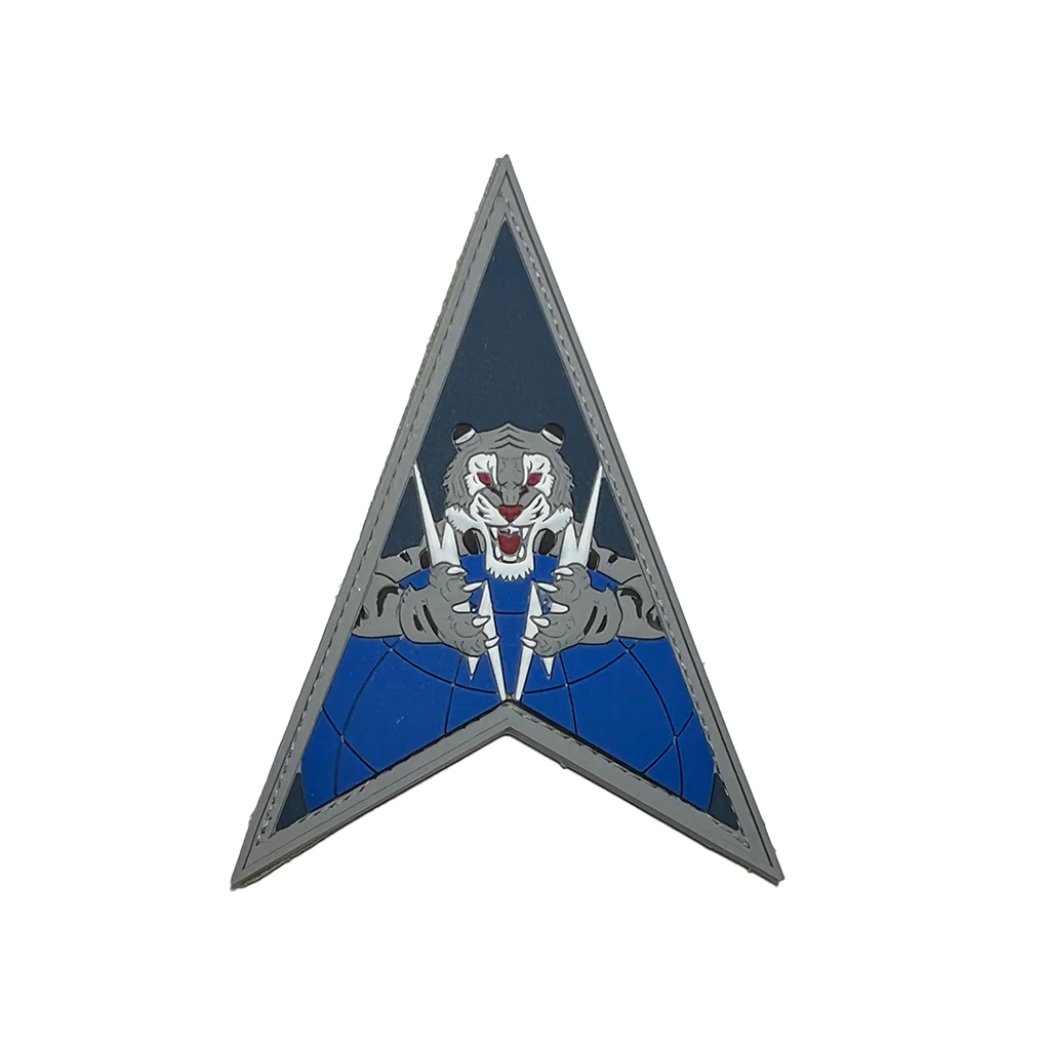 GENUINE U.S. SPACE FORCE PVC PATCH SPACE DELTA 5 WITH HOOK