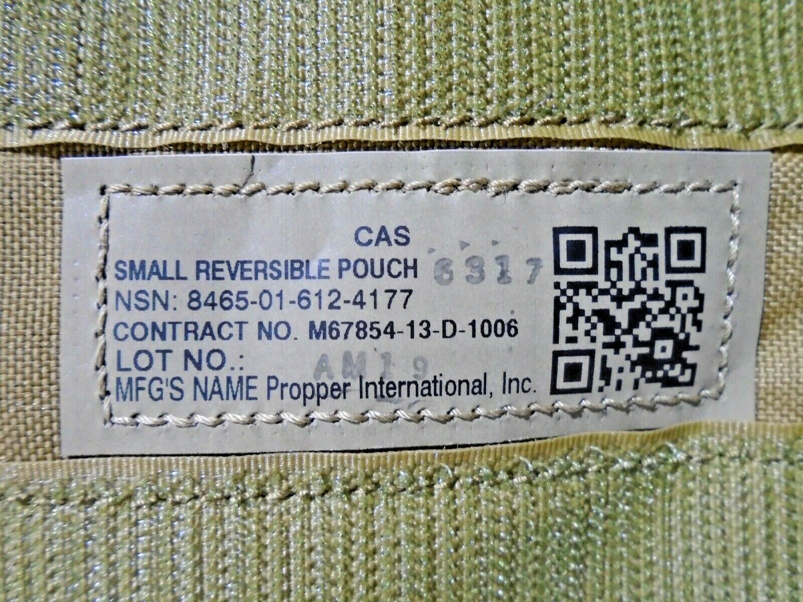 NEW Propper USMC Coyote Molle CAS Small Reversible Pouch Corpsman Assault System