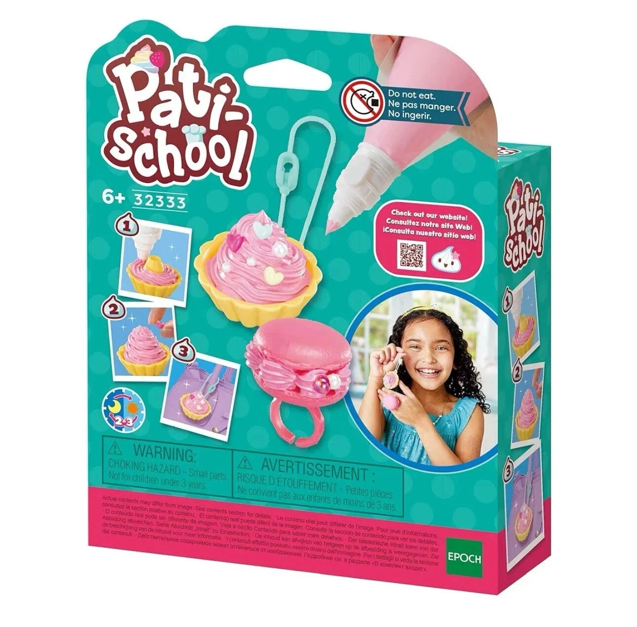 Pati School Party in Pink Creative Decoration Multicolor Craft Kit #32333