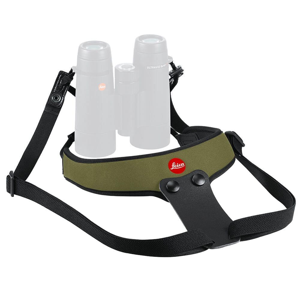 Leica Neoprene Bino Sport Strap Olive Green (42059): NEW, Authentic, Free Ship
