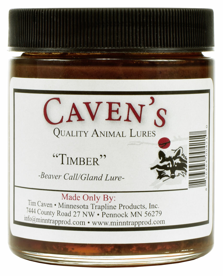Caven's Timber Beaver Call Lure 4 oz. Bottle