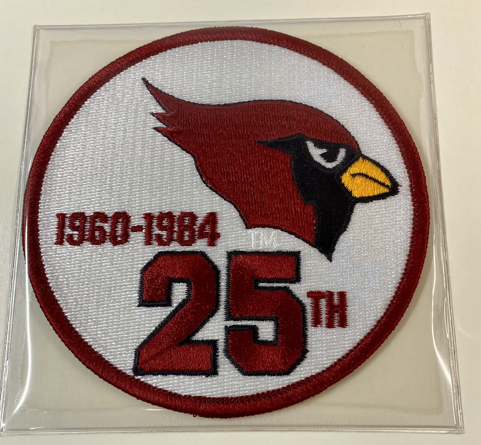 Willabee & Ward NFL 25th Anniversary Arizona Cardinals Patch 1984 *BRAND NEW*