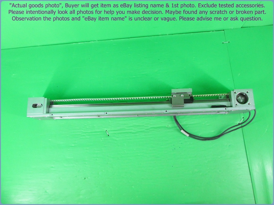 Linear drivenbelt driven as photo, Stroke 30cm., Mini CNC/3D Printer, Promotion.
