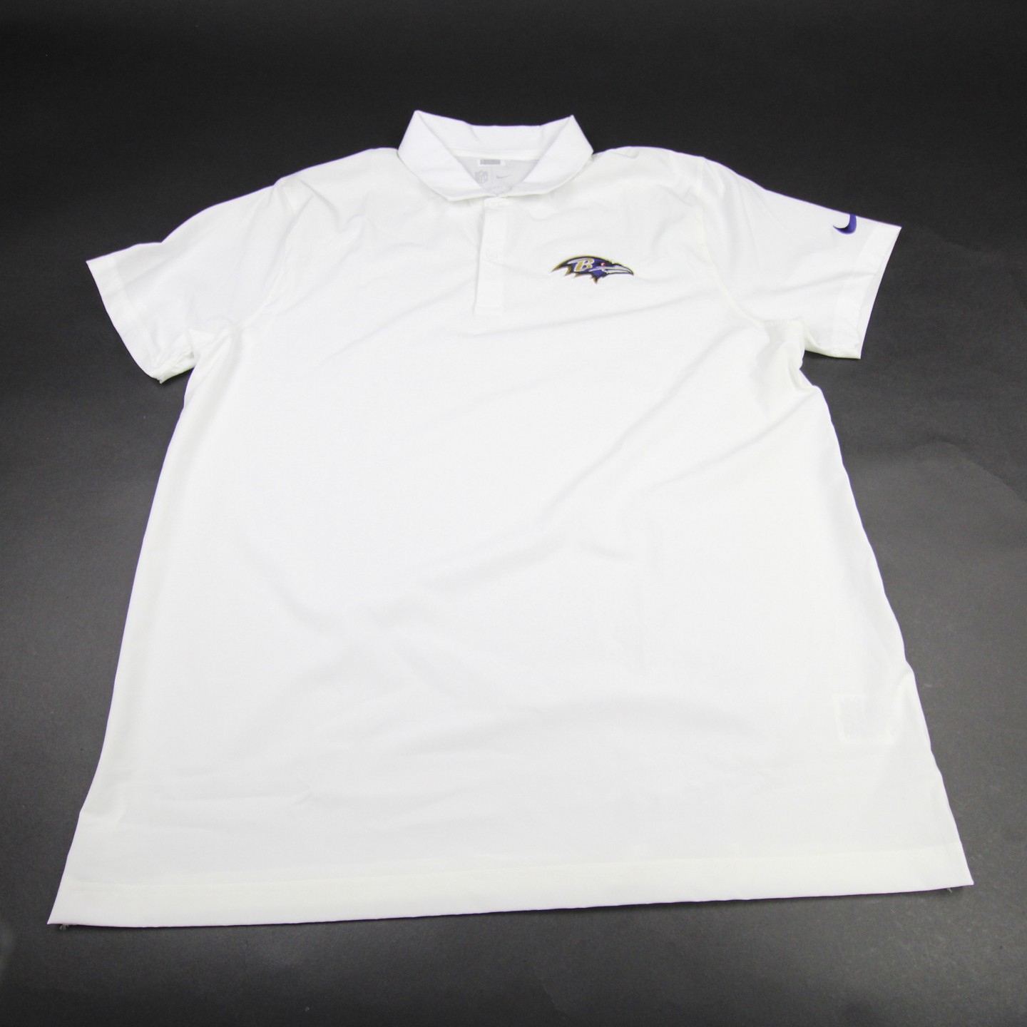 Baltimore Ravens Nike NFL On Field Polo Men's White Used Multiple Sizes