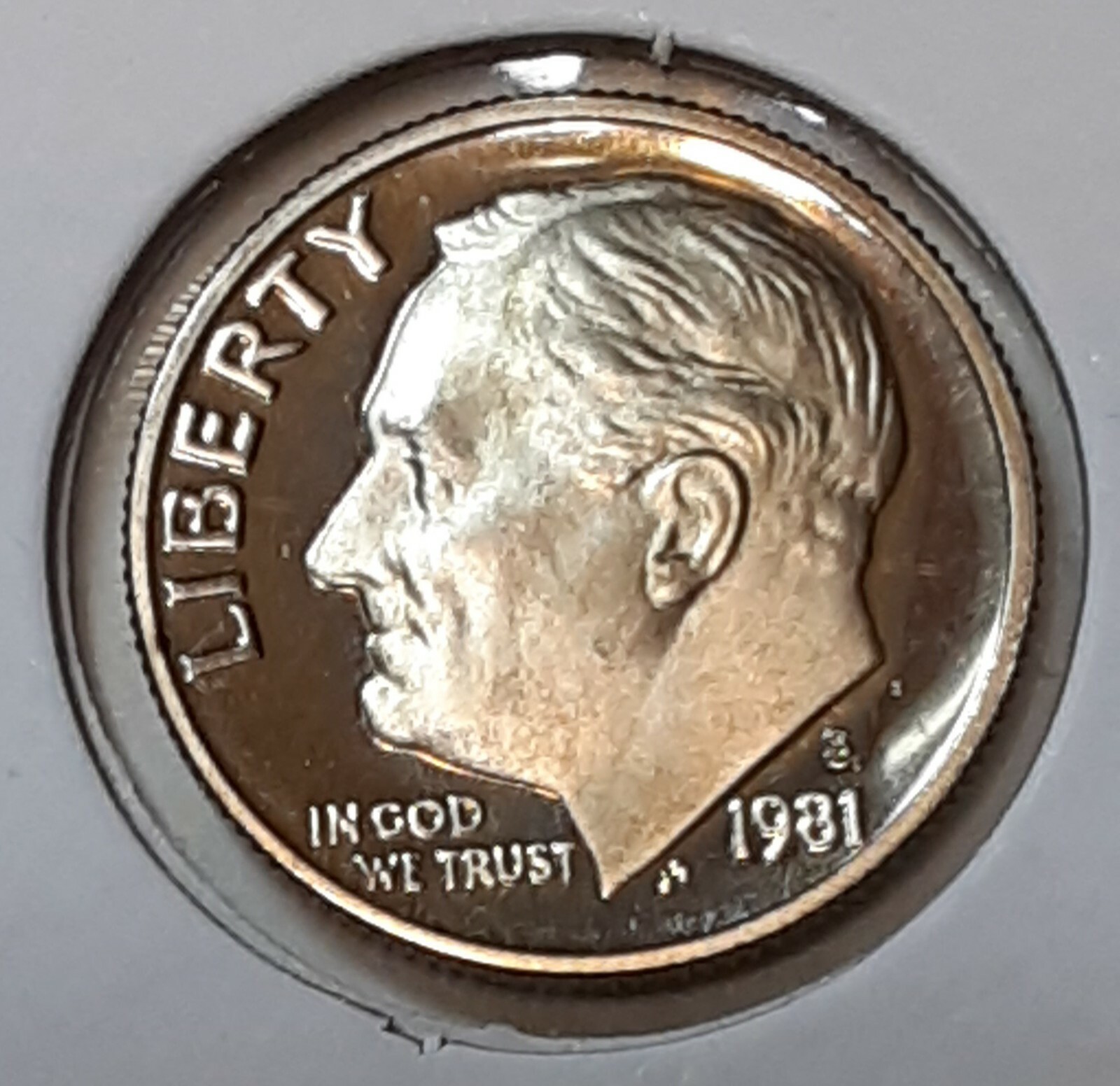 1981 Roosevelt Dime  S - PROOF - Type 1