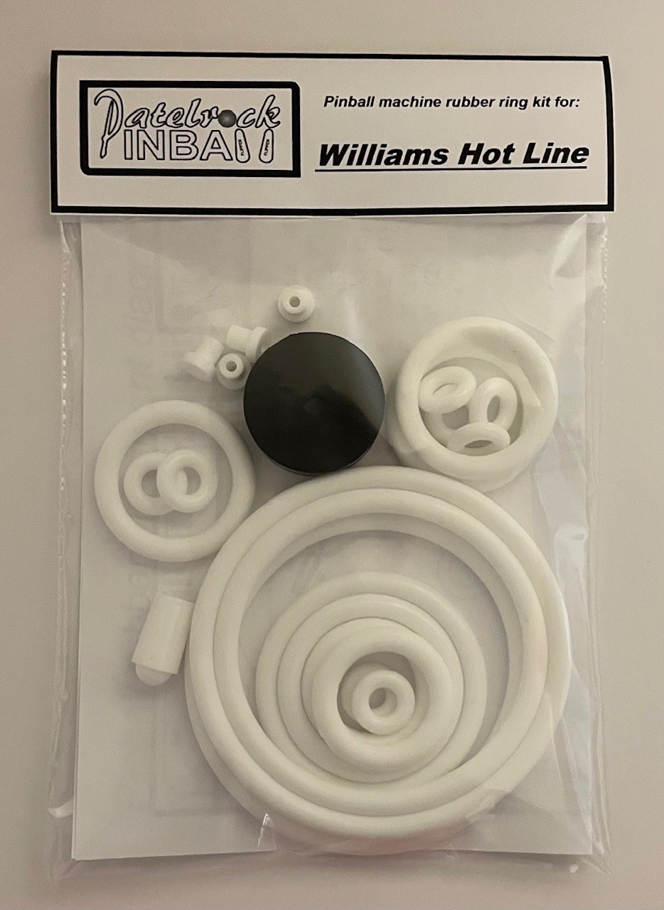 1966 Williams Hot Line Pinball Machine Rubber Ring Kit