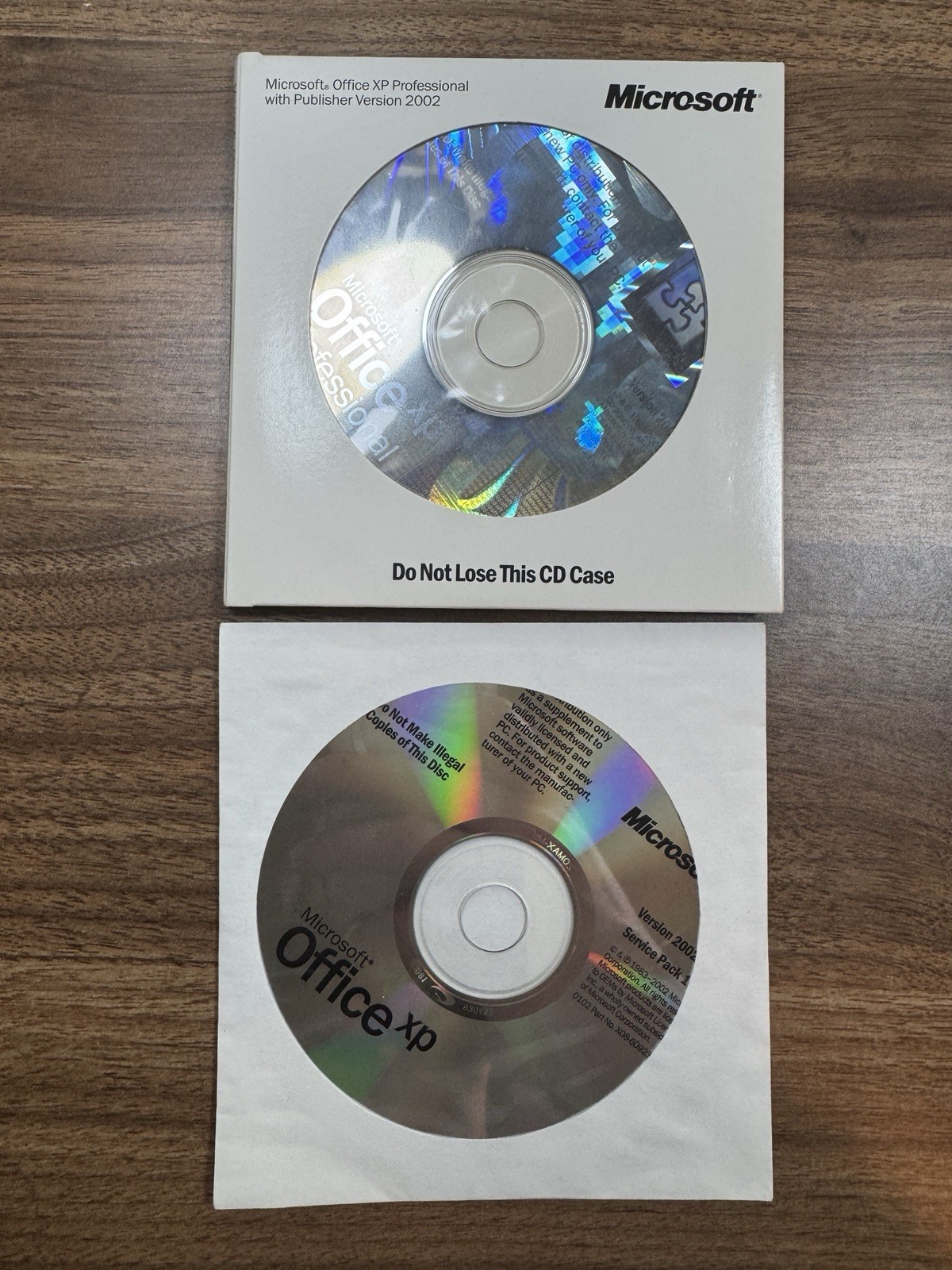 Microsoft Office XP Professional Publisher 2002 Dell OEM CD COA Product Key