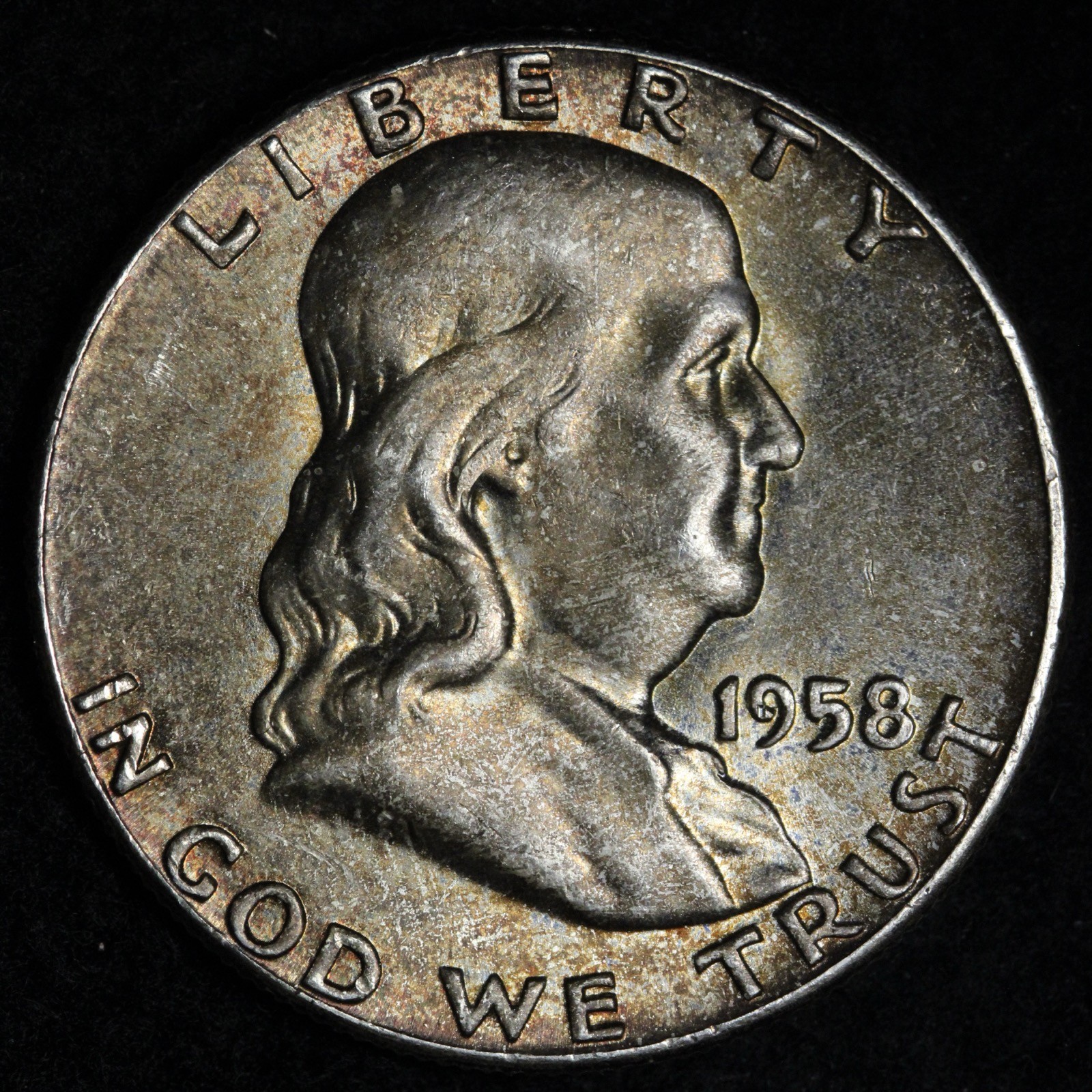 1958 Franklin Silver Half Dollar BU *UNCIRCULATED* MS E293 TUZX