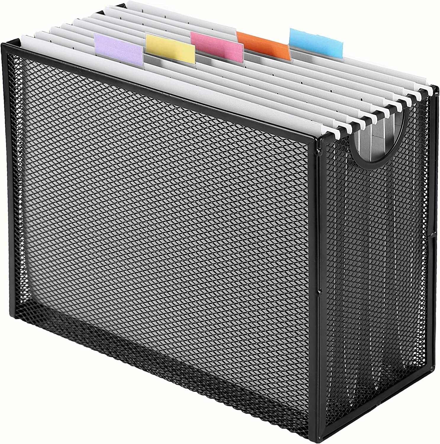 Sinboun Hanging File Organizer Letter-size File Holder Filing Box Incl