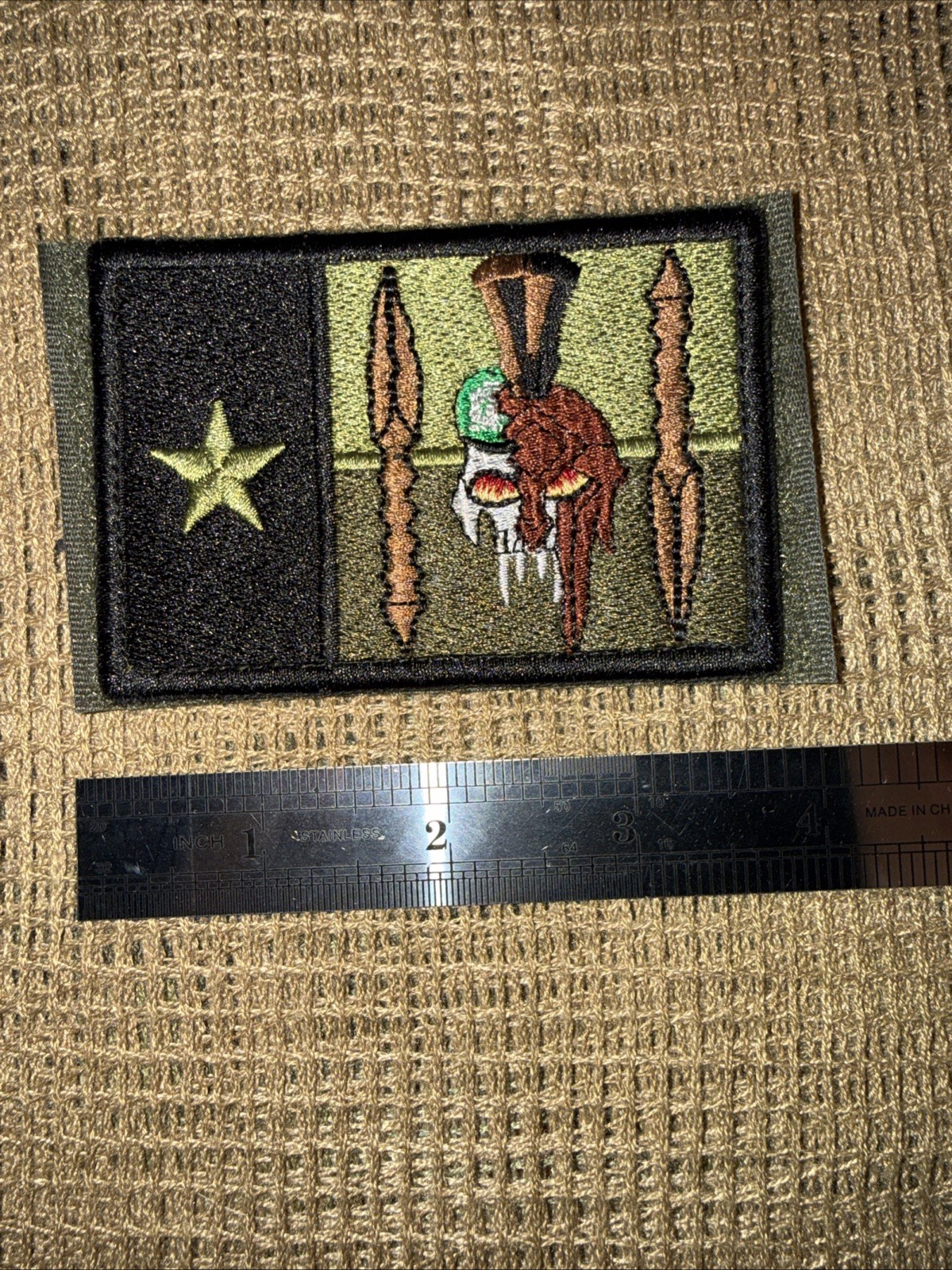 French Foreign Legion 2 Rep Pocket Patch W/Texas Flag Afgan War