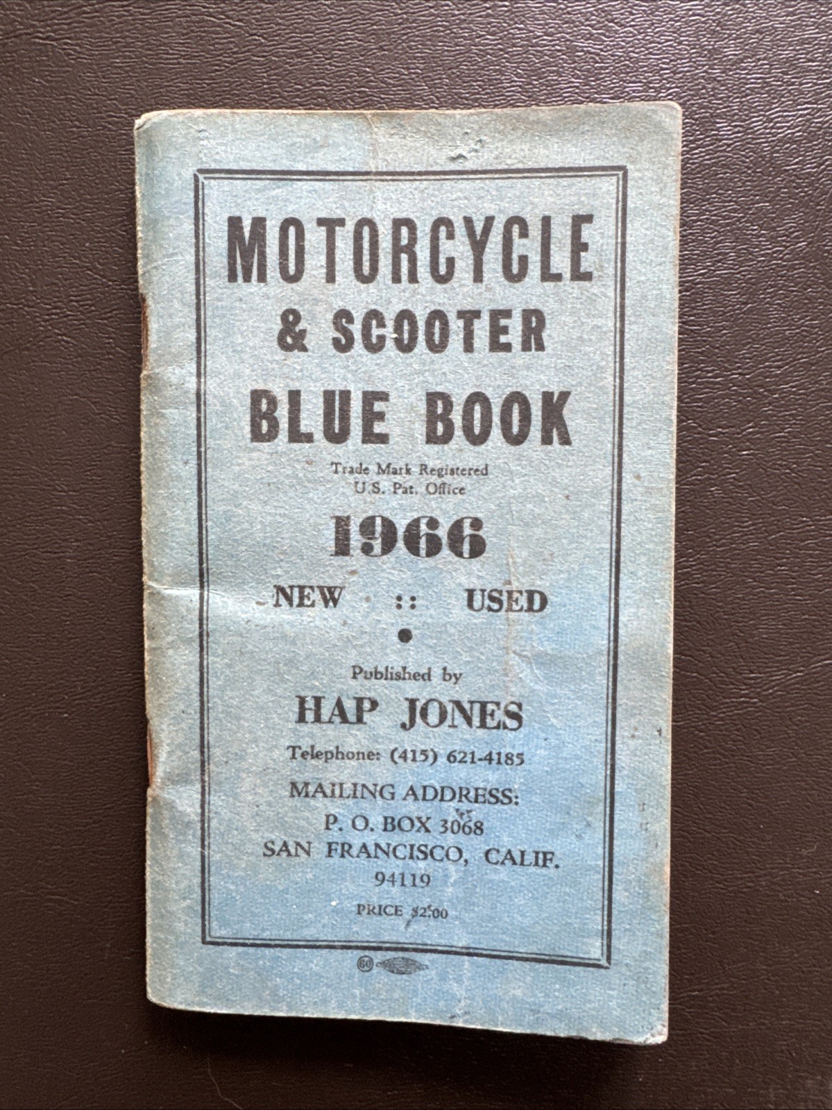 1966 Hap Jones Motorcycle Blue Book on New and Used Values
