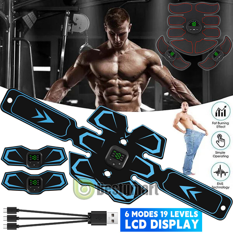 Abdominal exercise EMS Muscle Stimulator Belt Electric ABS Trainer Training Arms