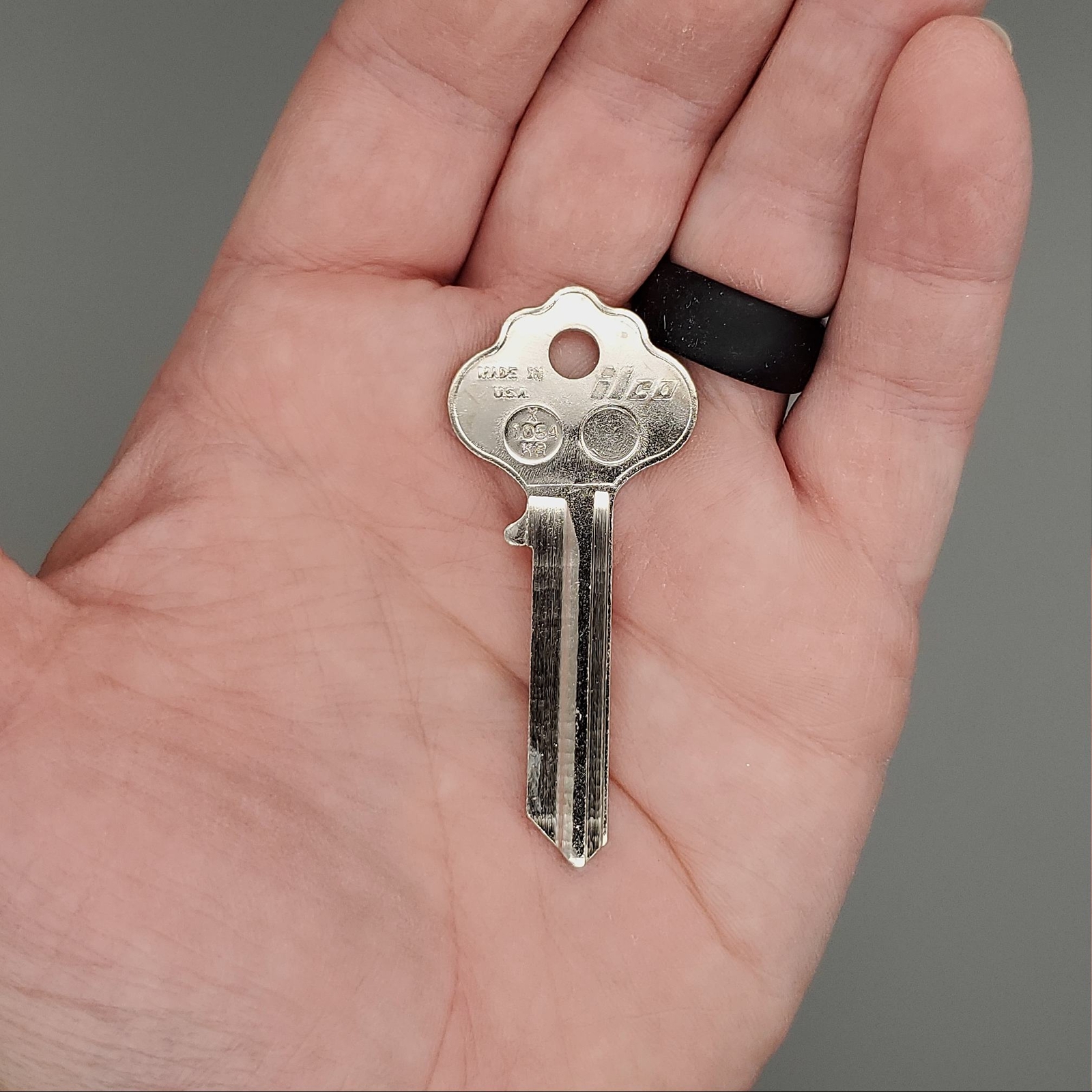 5x Ilco X1054KR Padlock Key Blanks fit Some Government Padlocks Nickel Plated