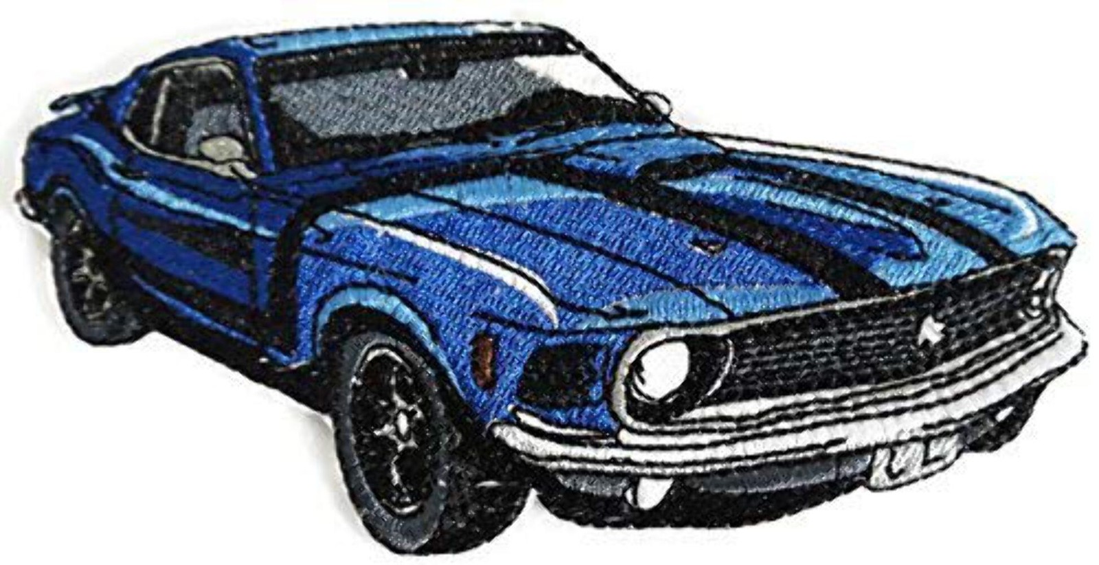 Classic Cars Collection [Mustang 69 Boss] [American Automobile History in Embroi