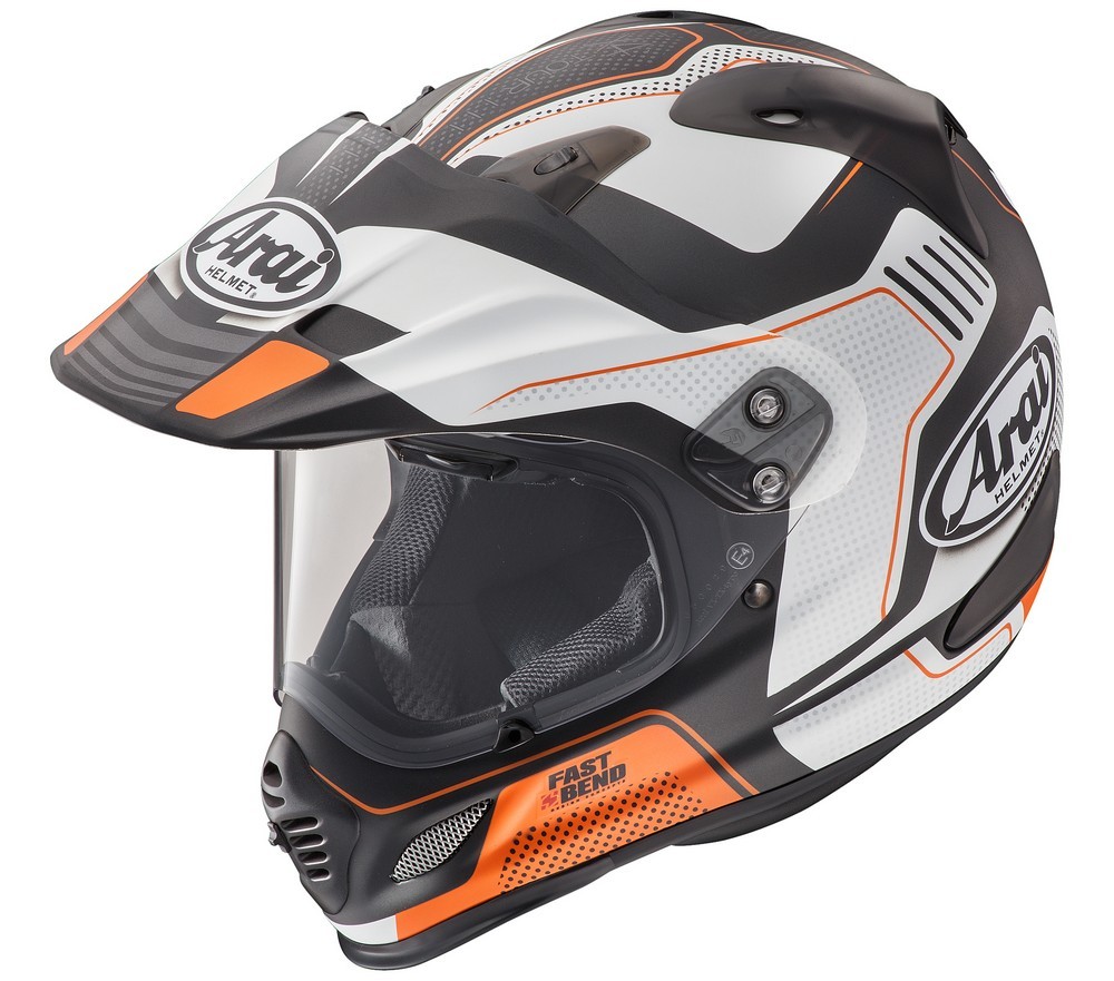 Arai XD-4 Vision Dual Sport Motorcycle Helmet Orange Frost XS