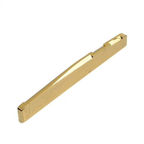 SAPHUE 6-String Acoustic Guitar Brass Nut and Saddle Set,