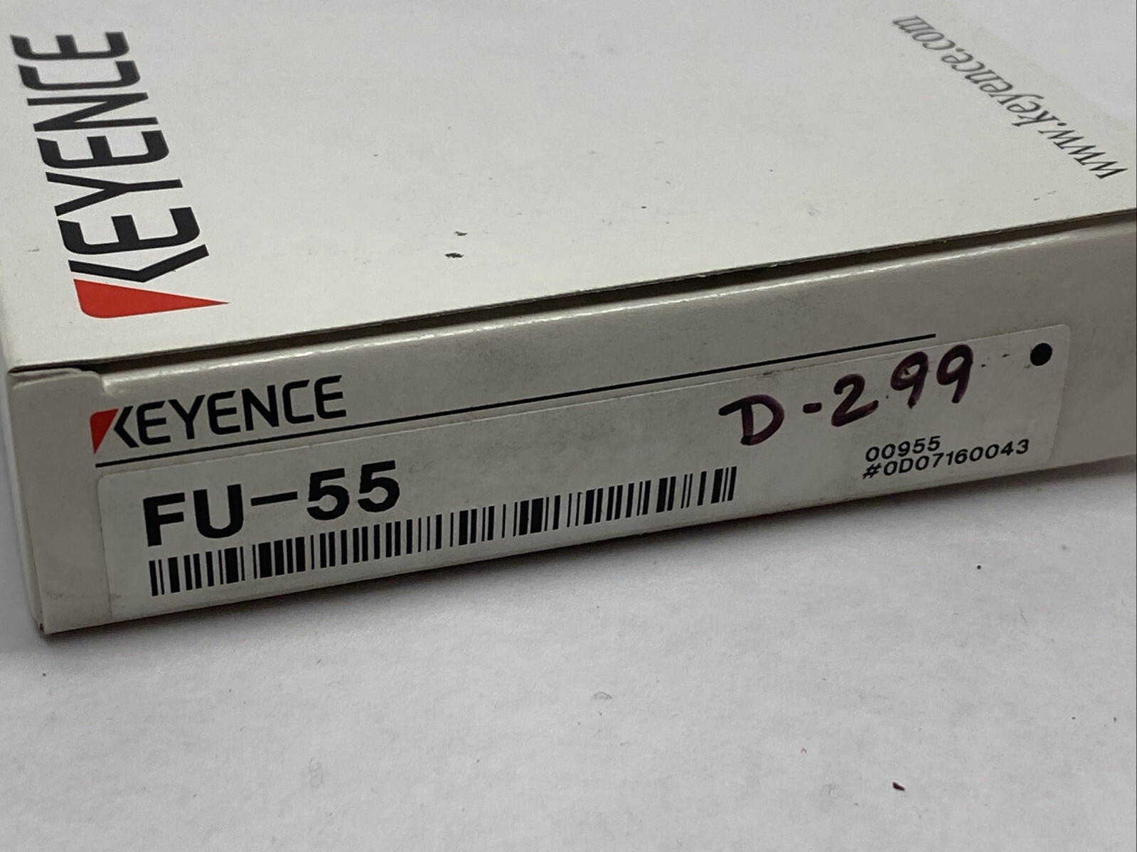 Keyence FU-55 Fiber Unit Thrubeam Type