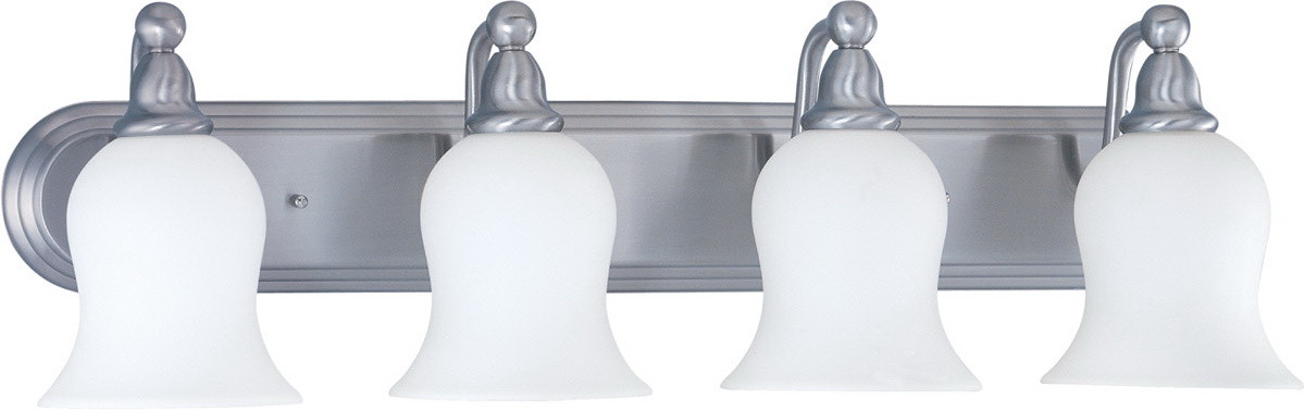 Glenwood 4 Light LED Energy Star Brushed Nickel Bath Light Wall Light $300