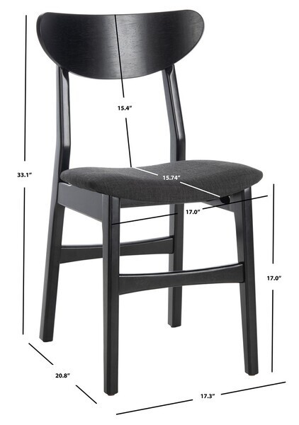 Safavieh Lucca Retro Dining Chair, Reduced Price 2172720646 DCH1001J-SET2