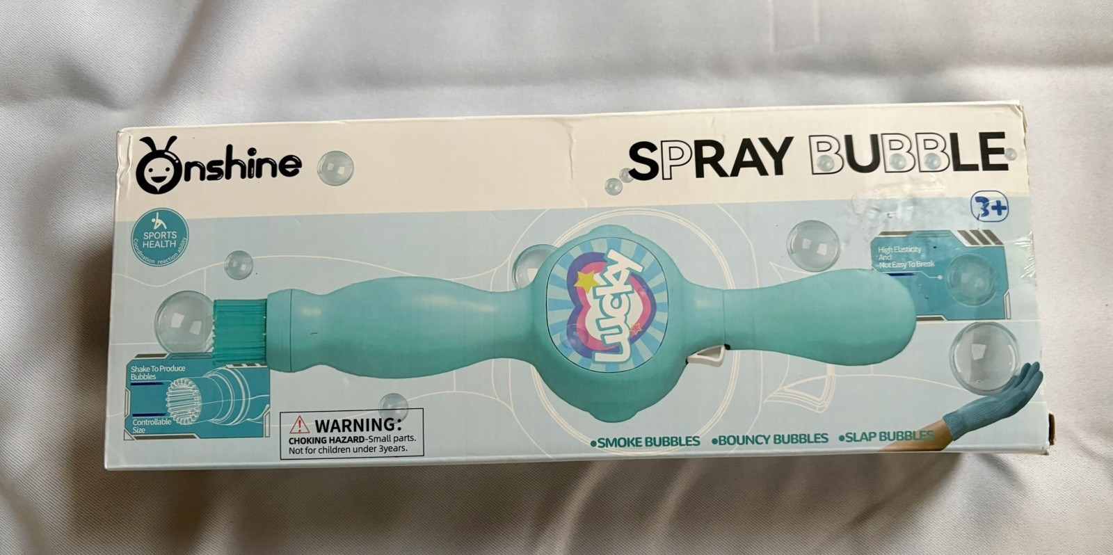 Colorful Smoke Bubble-Machine&Elastic Bubble Fog Wand,Fog Smoke Bubble-Machine