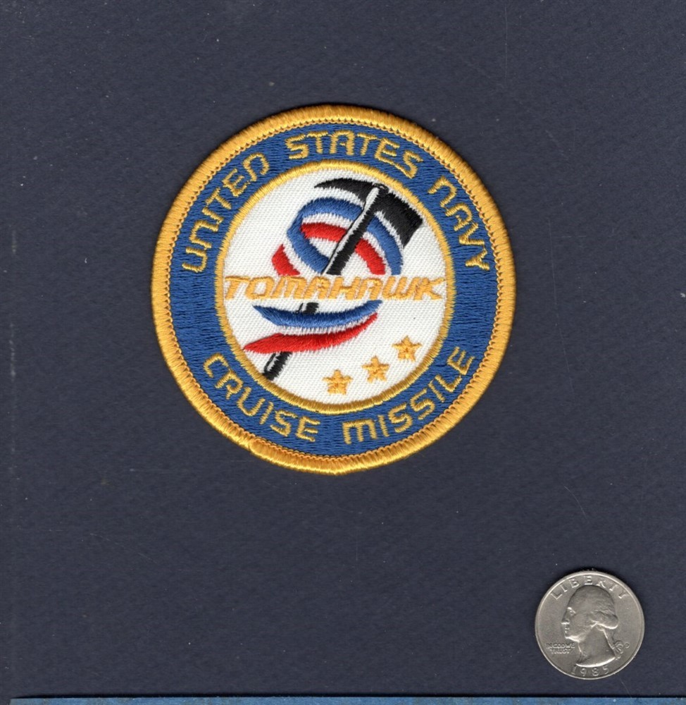 Tomahawk Missile TLAM US Navy USAF Cruise Missile Squadron Ship Weapon Patch