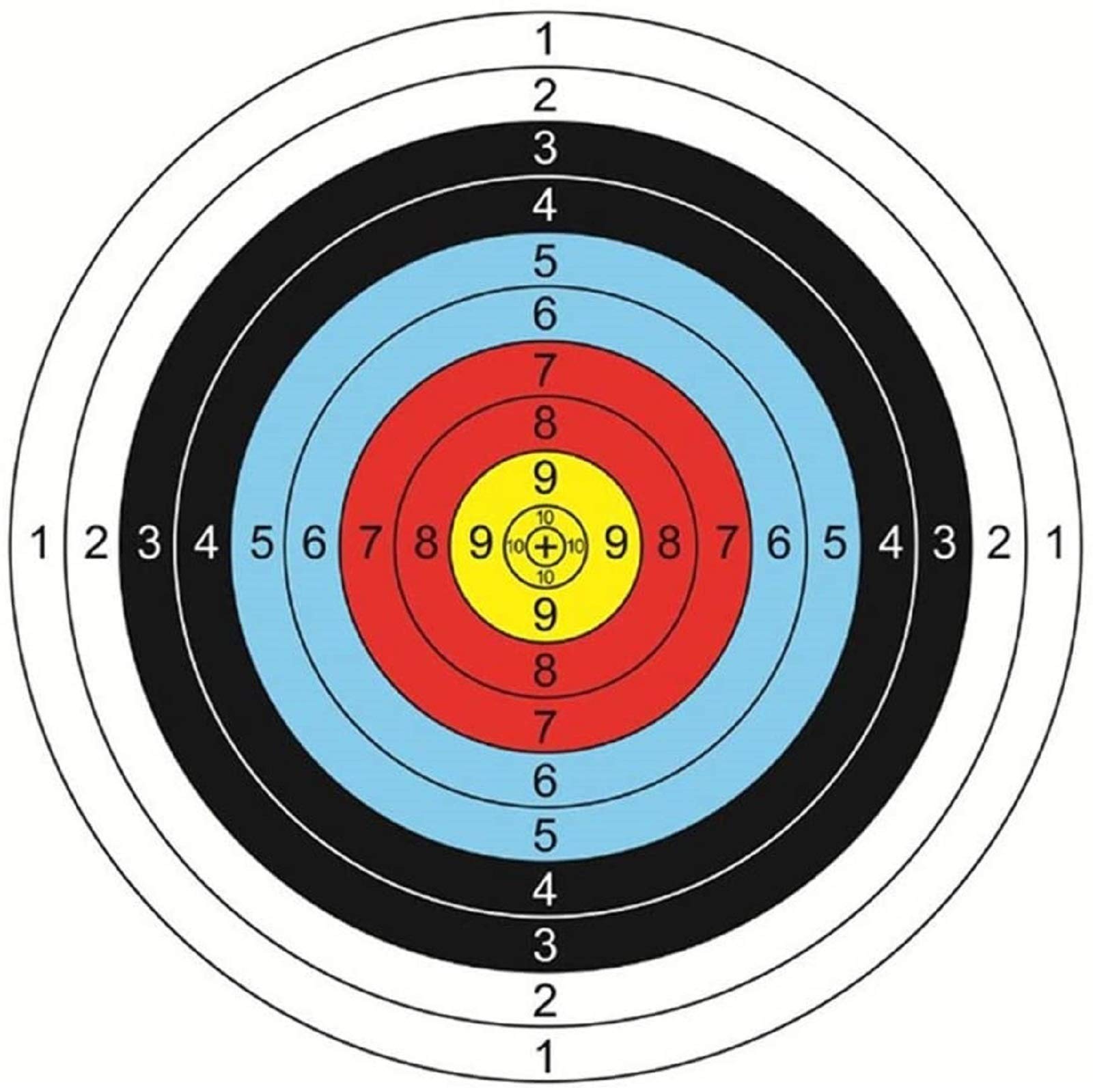 35Pcs Archery Paper Targets Arrow Targets for Air-Soft, BB Guns, Air Rifles S...