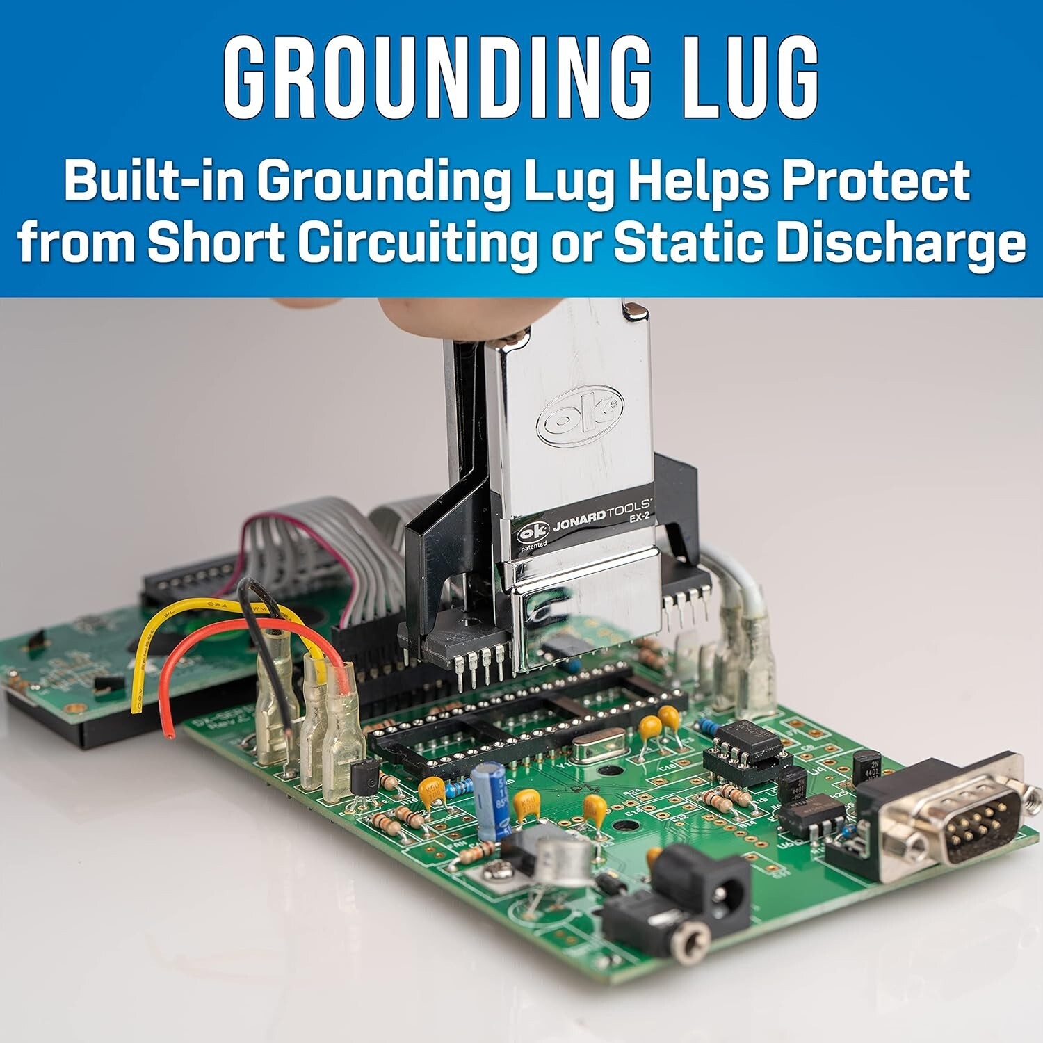 Compact DIP/IC Extractor for 24-40 Pin Microchips - Safe and Efficient Handling