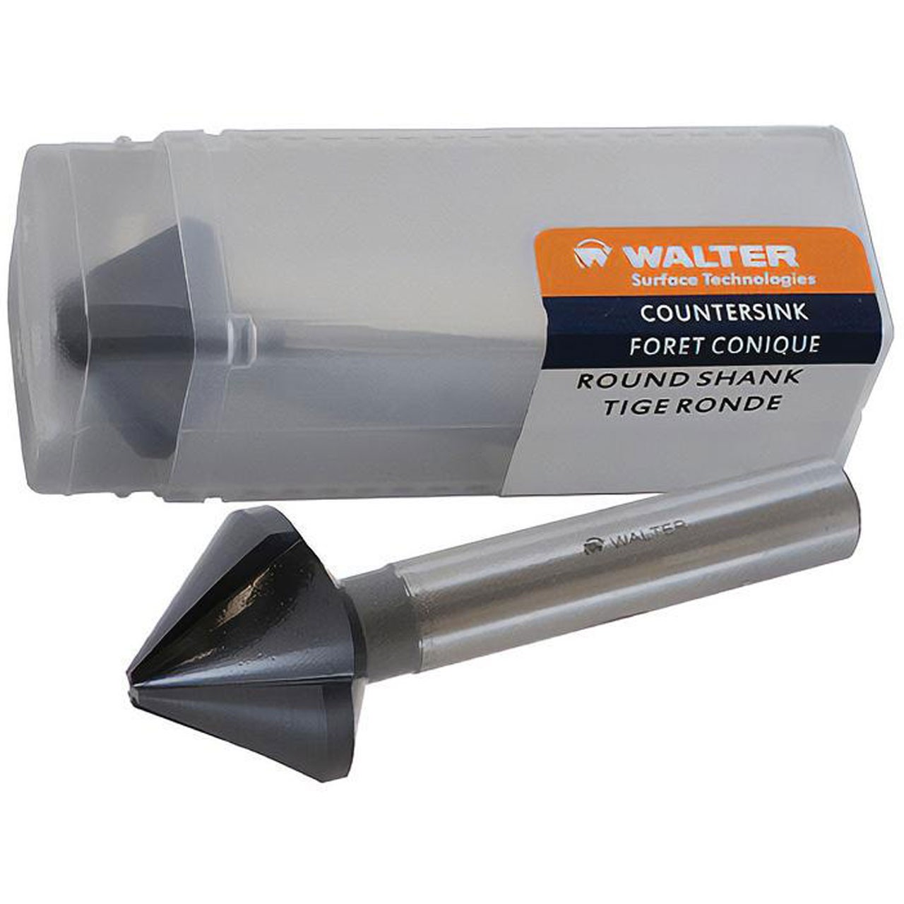 Walter 01U012 3/4" VP Countersink, Round Shank, 82° Point