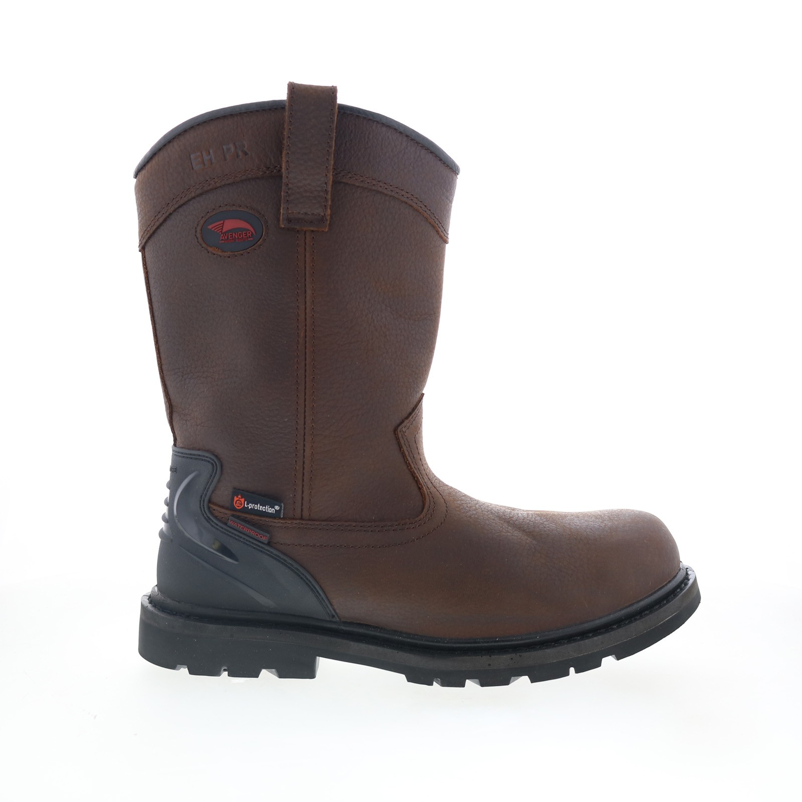 Avenger Hammer Soft Toe A7676 Mens Brown Leather Work & Safety Boots