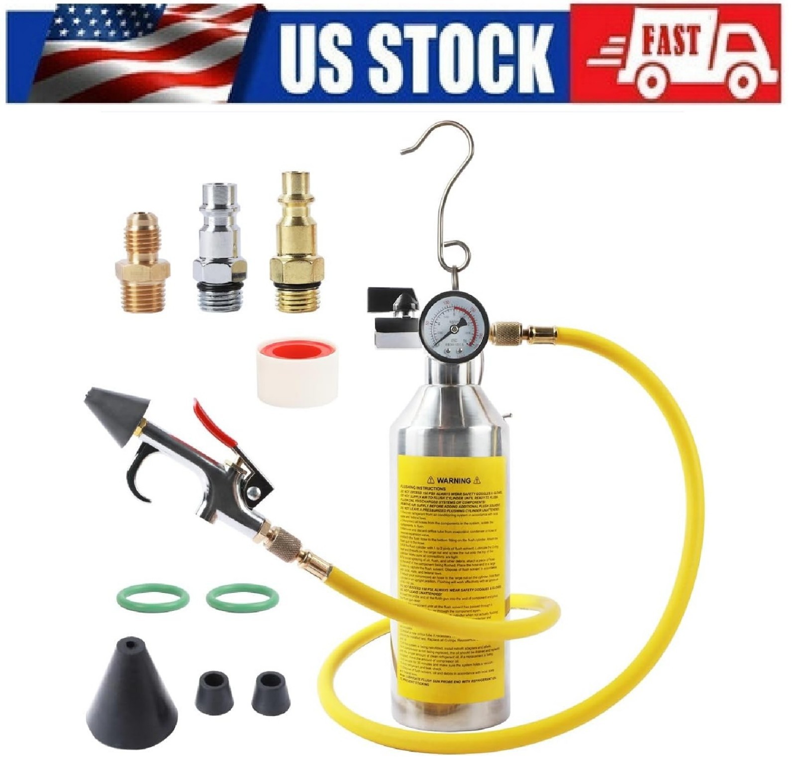 Kit de descarga de CA, sistema de aire acondicionado para automóvil, juego.neuvo