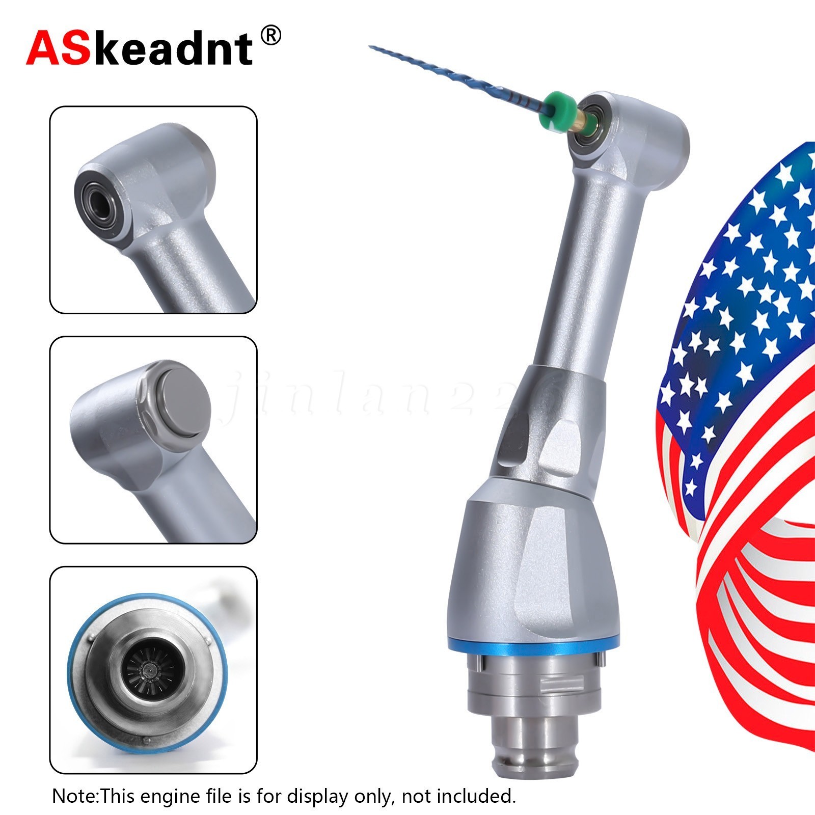 Dental Wireless Endo Motor LED 16:1 Root Canal Treatment / 1:1 16:1 Head