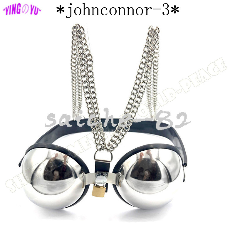 Stainless Steel Bra Female Chastity Device Protection Chastity Cosplay Binding