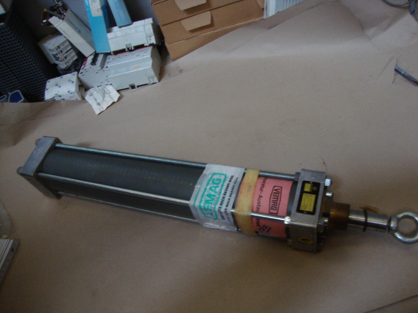 Martonair pneumatic cylinder, SM/930 I W 3inch, L 400mm 10 bar fits Wemag