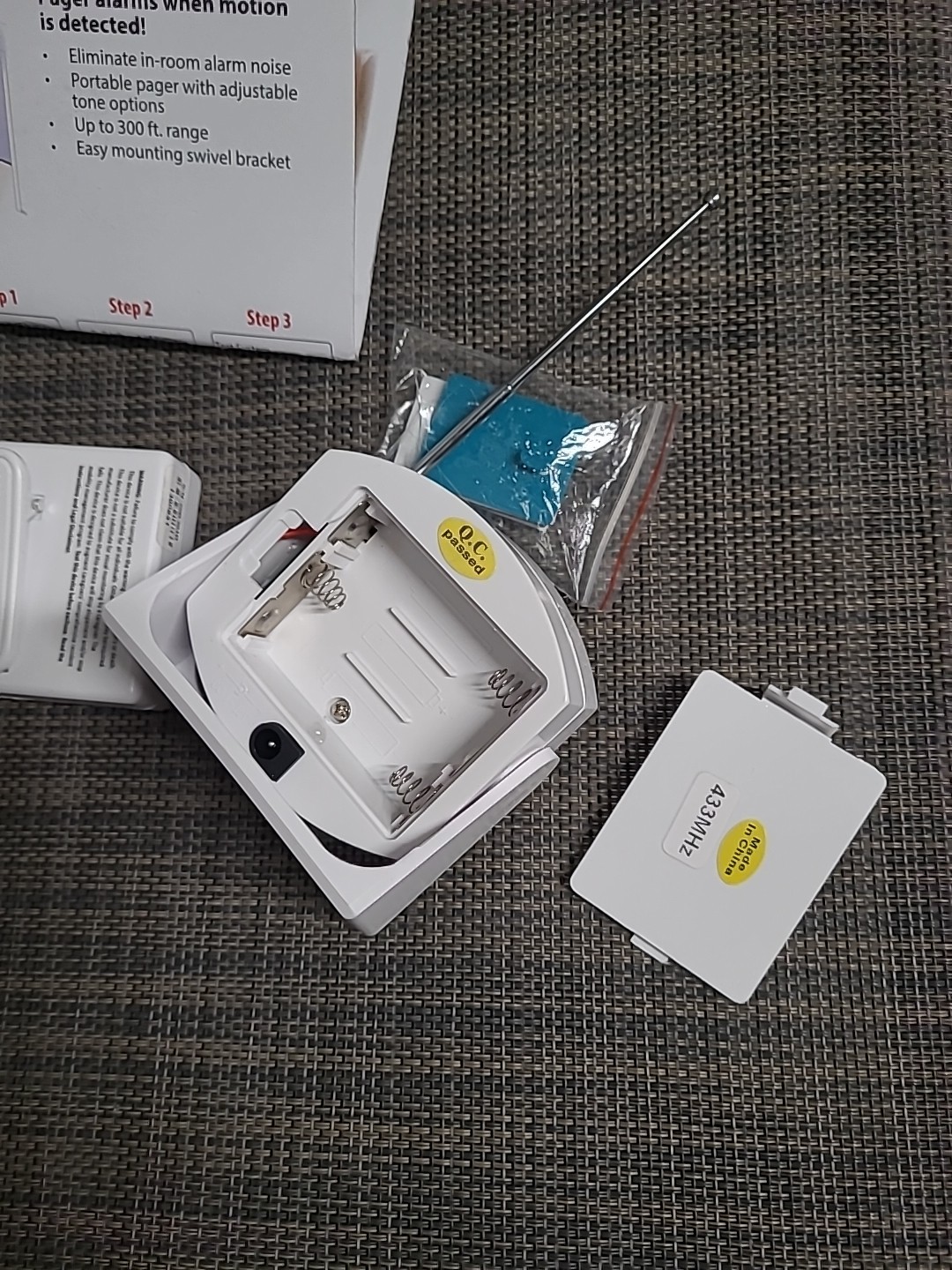 Smart Caregiver Wireless Motion Sensor Alarm System with Pager For Falls