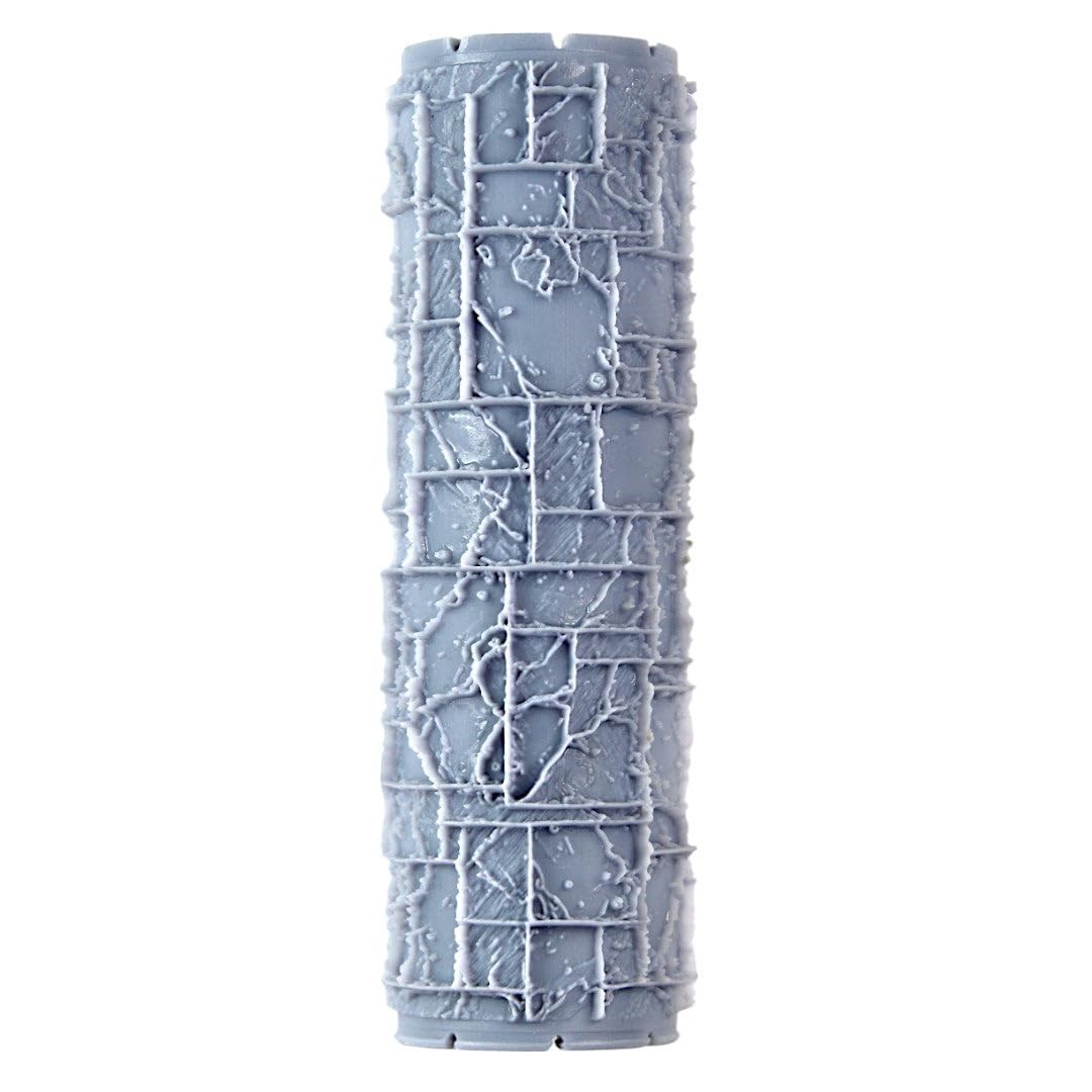 4" Clay Texture Roller - Seamless Embossing Pattern for Polymer, Ceramic & Potte