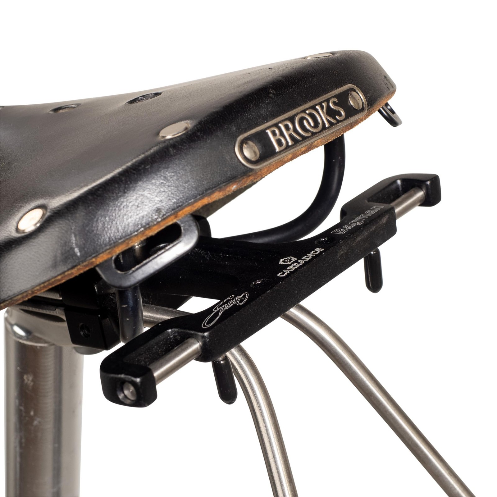 Bagman Sport Medium Saddlebag Support Rack for Bicycles, Quick Release, Suppo...