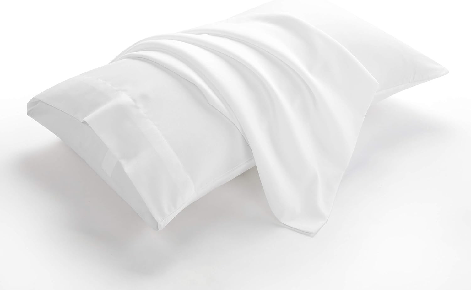 Evolive Ultra Soft Brushed Microfiber Standard Size 20"x30" Pillowcases Pair Set