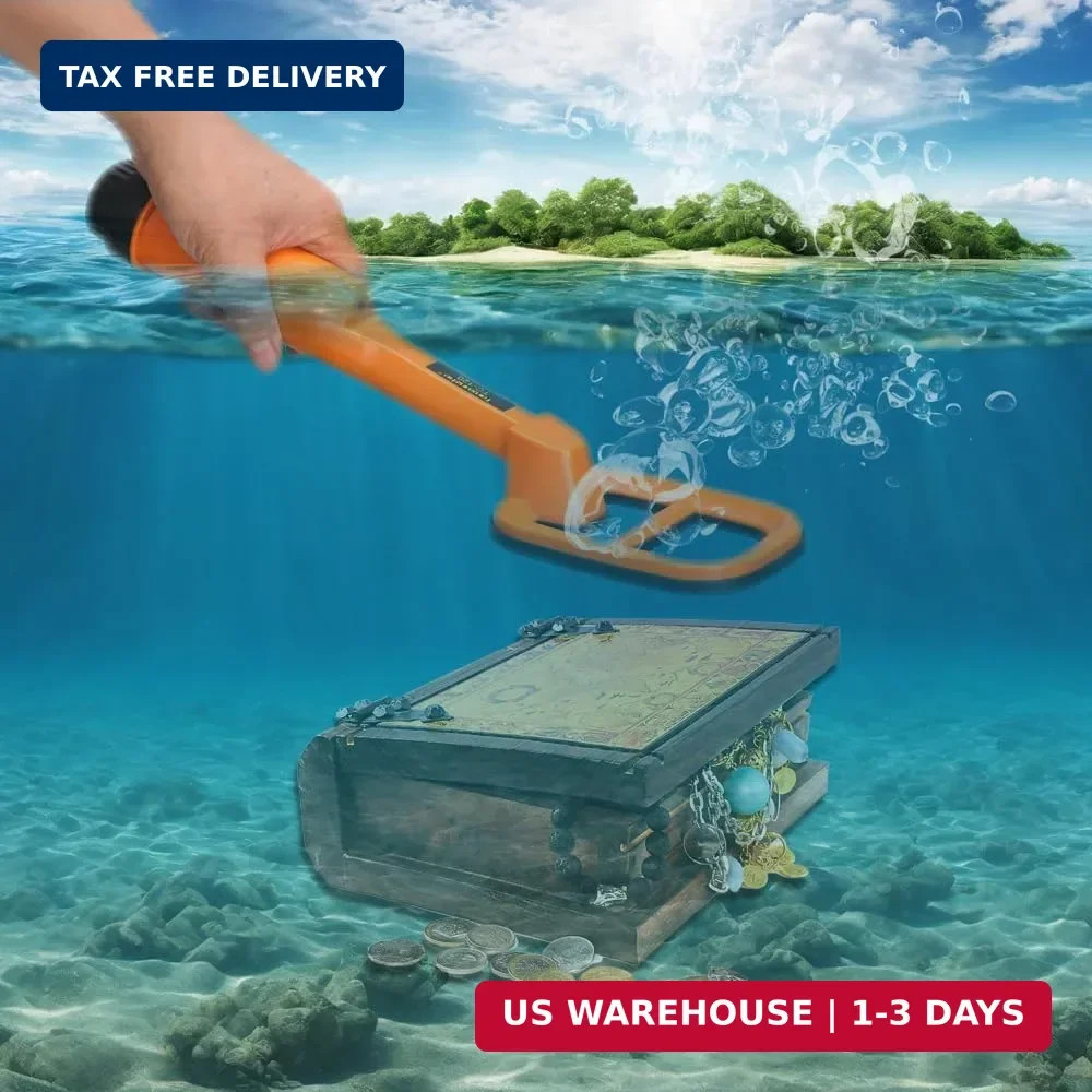 Underwater Metal Detector Submersive IP68 Fully Waterproof Metal Detector for Ad