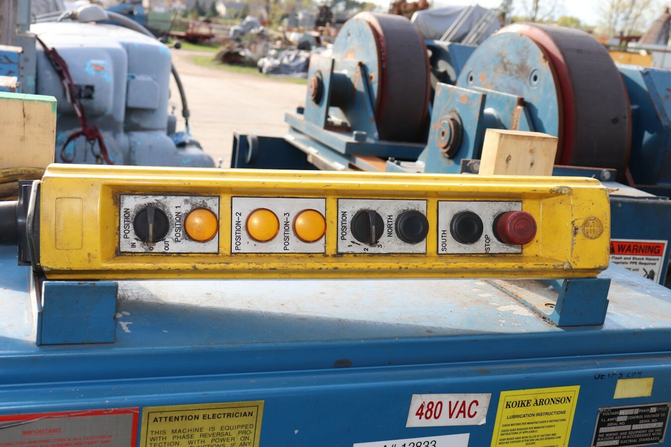 Koike Aronson WRD30 Turning Rolls - 30,000 lbs.