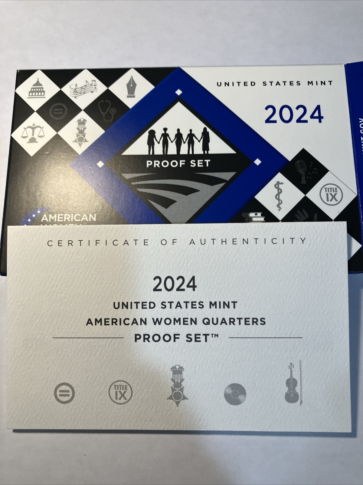 2024 S American Women Quarters Proof Set w/ BOX & COA US Mint (24WP) On Hand!
