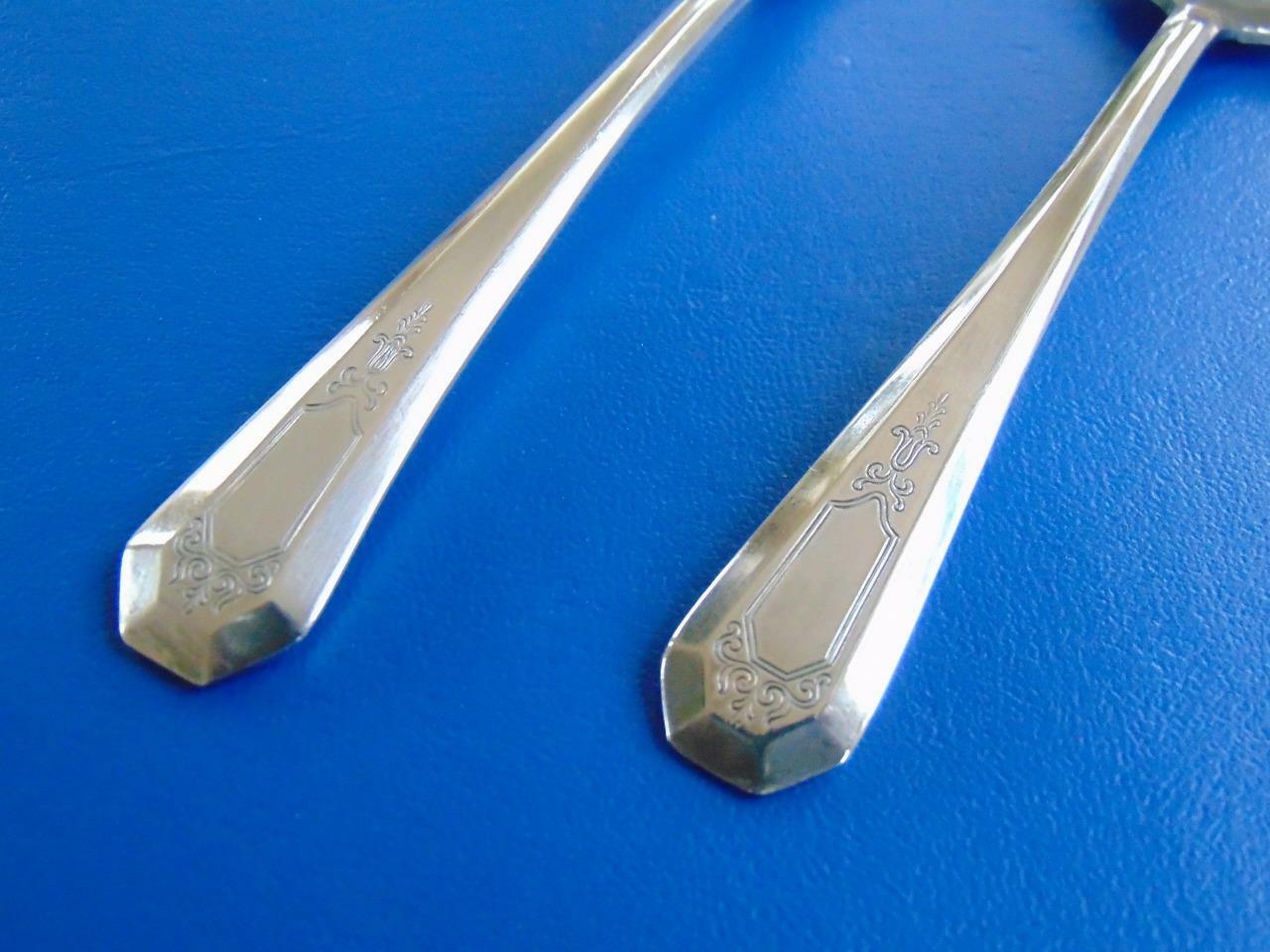 Rogers/International LA FRANCE Master Butter Knife and Sugar Spoon Silverplate